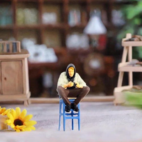 Conjunto De Figuras De Hombres En Miniatura Para Azul