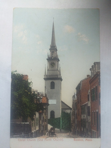 Usa Postal Mass Boston Christ Church Old North Church