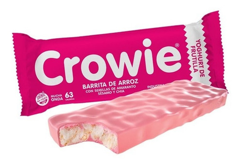 Imagen 6 de 7 de Crowie Barrita Arroz 12gr (promo X 12) Barata La Golosineria