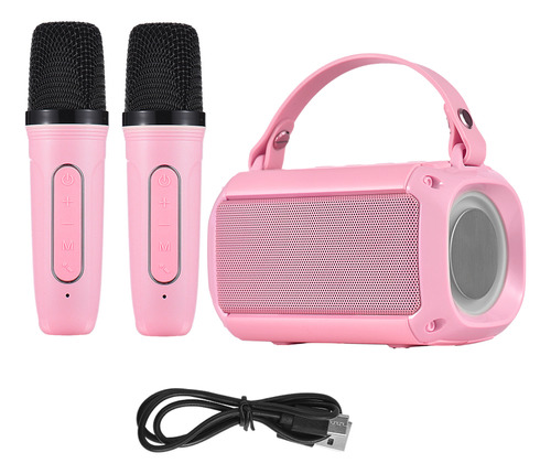 Set De Máquina De Karaoke Sound Wireless Para Niños Con 2 Cu