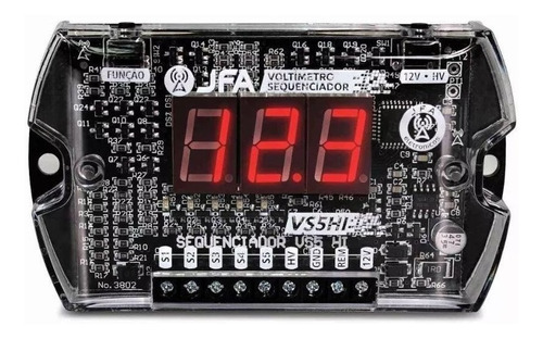 Voltímetro Sequenciador Jfa Digital Vs5hi Altabaixa Voltagem