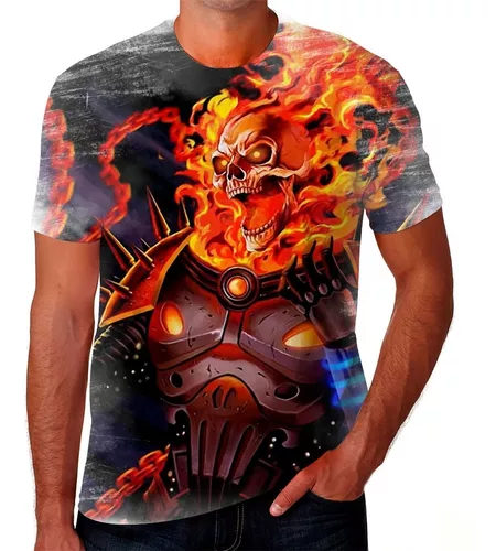 CAMISETA HALLOWEN Motoqueiro Fantasma