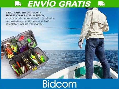 Kit Accesorios de Pesca Gadnic 168 Piezas + Caja