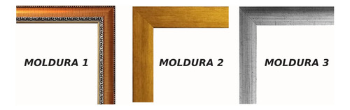 Litografías Religiosas 9 Modelos Filo Oro Enmarcada 70x100