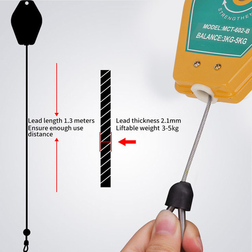 Herramienta Enrolladora Retráctil Spring Balancer De 3 A 5 K