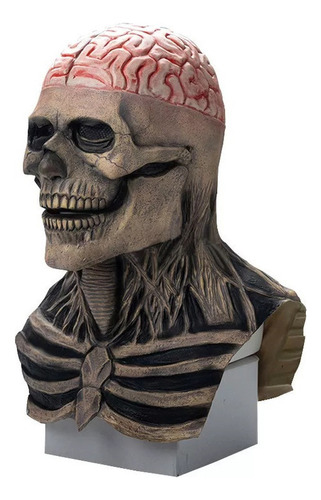 Máscara De Caveira Com Boca Em Movimento De Halloween