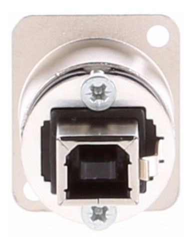 Imagen 8 de 10 de Neutrik Nausb-w Conector Ficha Usb 2.0 A Chasis Adaptador