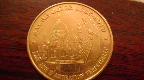 Medalla 31 Moneda Coleccion Sacre Coeur 1885- 2010montmartre
