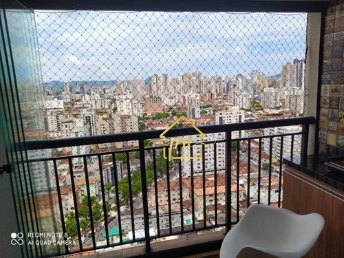Imagem 7 de 30 de Apartamento À Venda, 63 M² Por R$ 560.000,00 - Marapé - Santos/sp - Ap1859