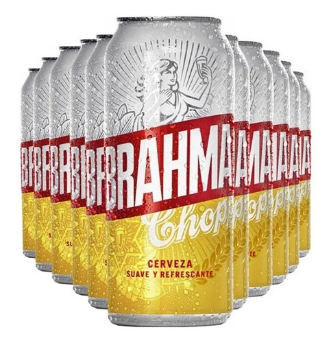 Cerveza Brahma Lata 473 Ml X 24 Unidades