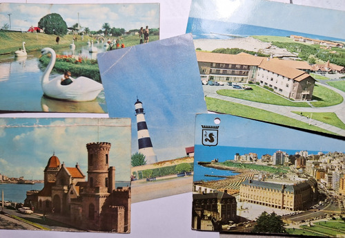 Mar Del Plata Lote 5 Tarjetas Postales  1971,1951,1969,1966