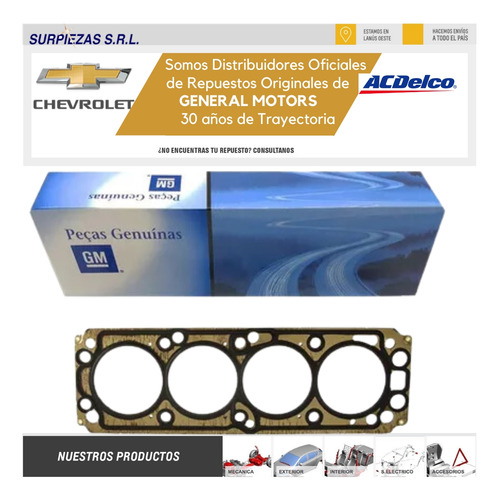 Junta Tapa Cilindros Chevrolet Prisma 11/23