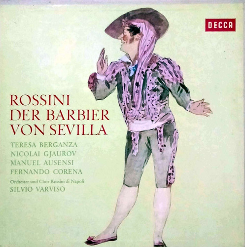 Rossini Der Barbier Von Sevilla    Teresa Berganza  Lp Box  