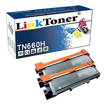 Linktoner Doble De Alto Rendimiento Tn660 H 2 Paquete Cartuc