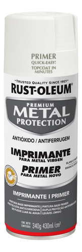 Rustoleum Primer Anticorrosivo Metal Protection Spray Blanco