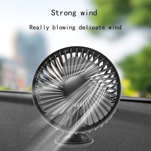 Ventilador Usb W Para Coche, Ventilador Con Clip De Rotación