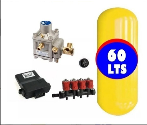 Equipo De Gnc 5ta Generacion Con Tubo. De 60 Lts. Prog Y Reg