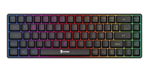 Teclado Gamer Semi Mecânico Led Melhor Resposta Tátil Durabilidade  Iluminação Para Jogos Conforto Na Digitação Pc