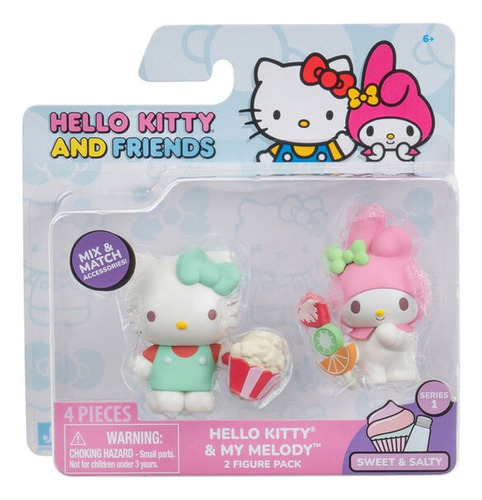 Hello Kitty Y Amigos My Melody Sweet Salty Pack X 2 Replay