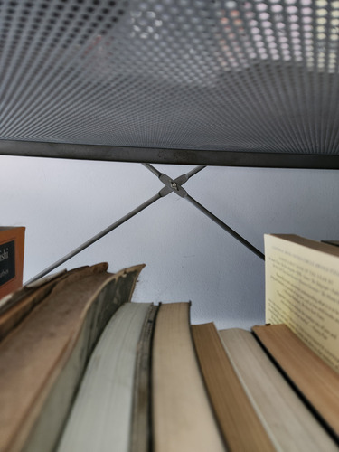 Biblioteca / Estanteria De Metal Gris Claro (Usado)
