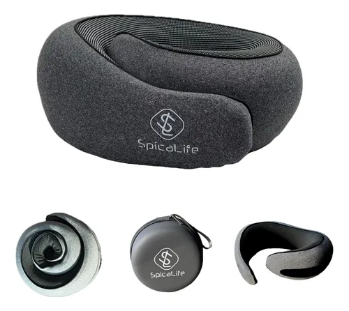 Almohada De Viaje Memoria Espuma Ajustable Box Moda