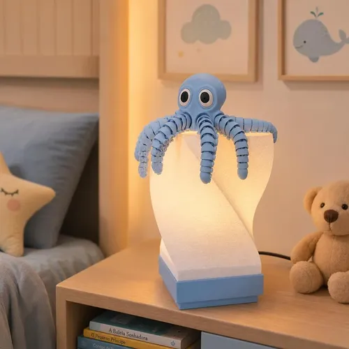 Luminária De Mesa Infantil Clé Twist-cube + Personagem