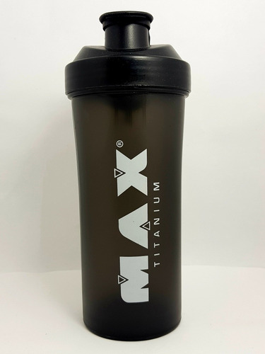 Coqueteleira Preta 700ml Max Titanium