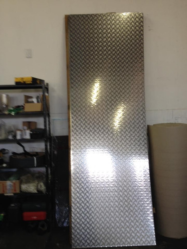 Chapa Aluminio Lavrada Xadrez 1000x500mm Na Esp. De 1,2mm