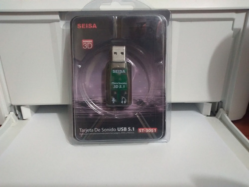 Tarjeta De Sonido Externa 3d Usb 5.1 Entrega Gratis En Lima