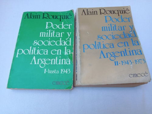 Poder Militar Sociedad Politica En Argentina 2 Tomos Rouquie