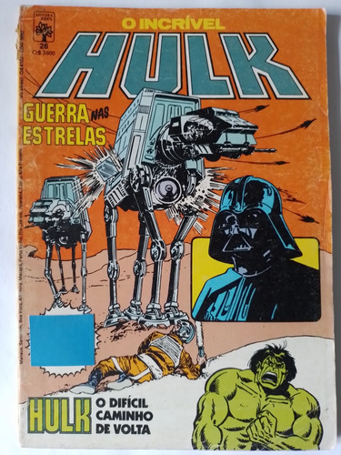 Hq O Incrível Hulk 26 Formatinho Abril 1985 Raro 