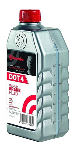 Imagen 1 de 4 de Brembo Líquido Frenos Dot 4 500ml. L04005