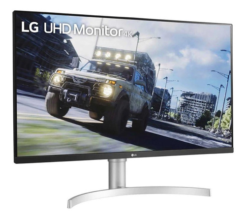 Imagen 3 de 6 de Monitor gamer LG 32UN550 led 31.5" blanco 100V/240V