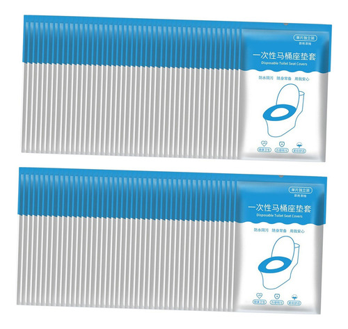 50x Funda Desechable Para Asiento Inodoro Funda Wc