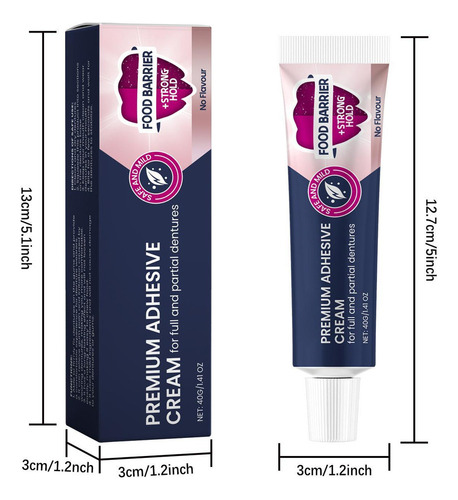 / Crema Adhesiva For Dentaduras Postizas Pegamento Seguro