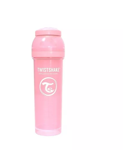 Tetero Biberon Twistshake Anticolicos 11oz 330 Ml Rosado