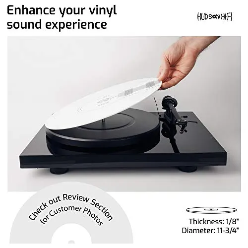 Accesorio De Tocadiscos Alfombrilla Alineacion Hudson Hi-fi