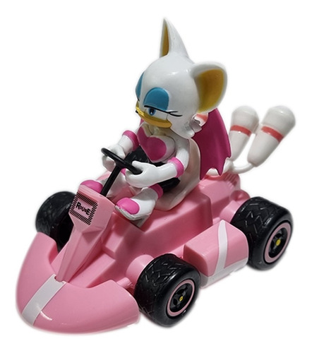 Carro Super Sonic Kart Impulso Muñeco Colección