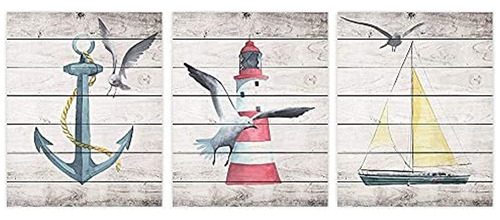 Impresiones De Arte De Decoracion De Pared De Playa Conjunt