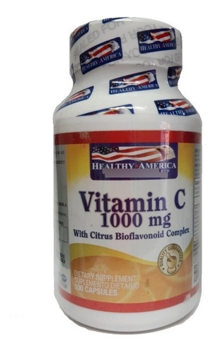Vitamina C 1000mg X100 Caps X2 Unid - Unidad a $550