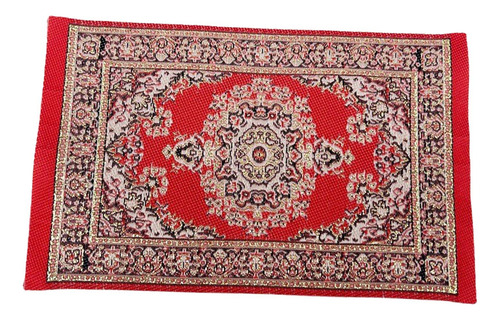 4 Accesorio De Modelo De Alfombrilla De Suelo En Rojo