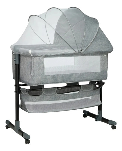 Berço Portátil Bebê Acoplado Co-Bed Connect Maxi Baby - CINZA