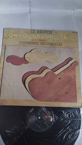 Los Grandes Tríos 15 Éxitos Originales Disco De Vinil 