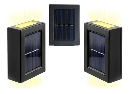 Pack X4 Foco Solar Bidireccional Led Jardin Apto Exterior Ax