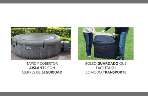 Jacuzzi Spa Inflable Intex Terapia De Burbujas 196x71cm. New