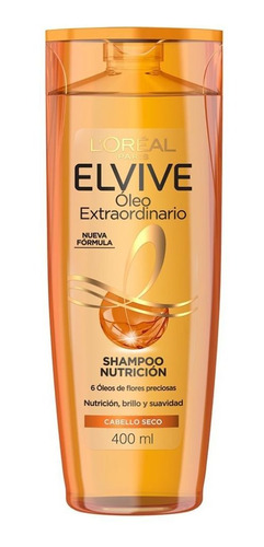 Shampoo Elvive L´oréal Óleo Extraordinario  X 400 Ml