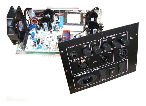 Kit Dclass P/ Ativação De Caixas Multivias 500 Watts Rms