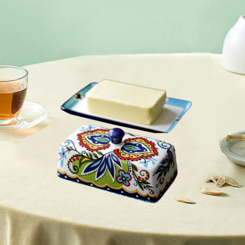 Mantequera De Queso, Recipiente Para, Plato De