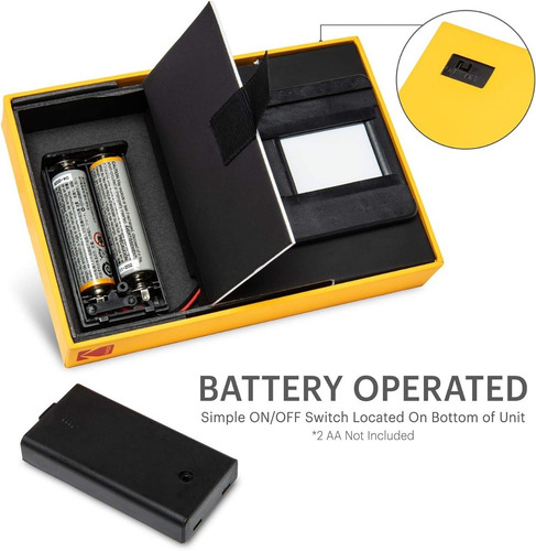 Kodak Escáner Móvil De Película Con Aplicación Para Teléfono Color Negro