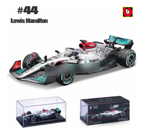 Bburago F1 W13 Pretronas-amg Lewis Hamilton #44 2022